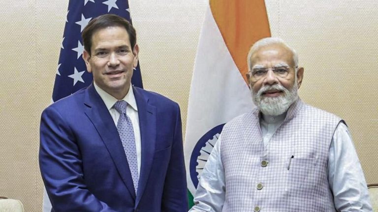 Rencontre diplomatique entre Marco Rubio et Narendra Modi à New Delhi