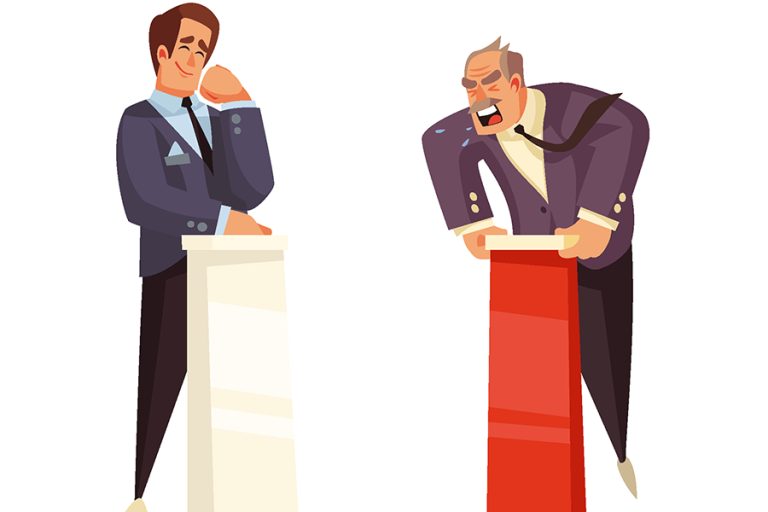 Un clivage presque parfait : 50 % libéraux, 50 % conservateurs