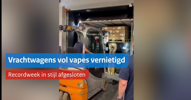 La NVWA intercepte des cargaisons massives de vapes et de snus à Rotterdam et Utrecht