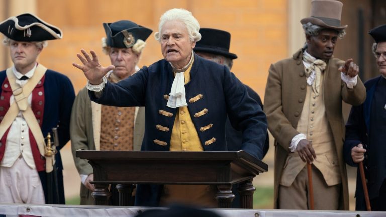 Le scénario du sketch : George Washington face à un futur "sociopathe"