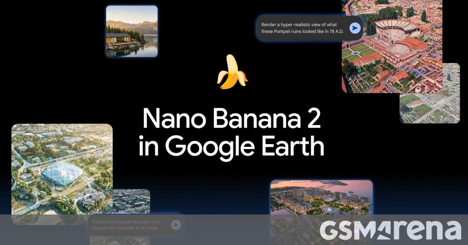 Google intègre Nano Banana 2 à Google Earth pour transformer les paysages