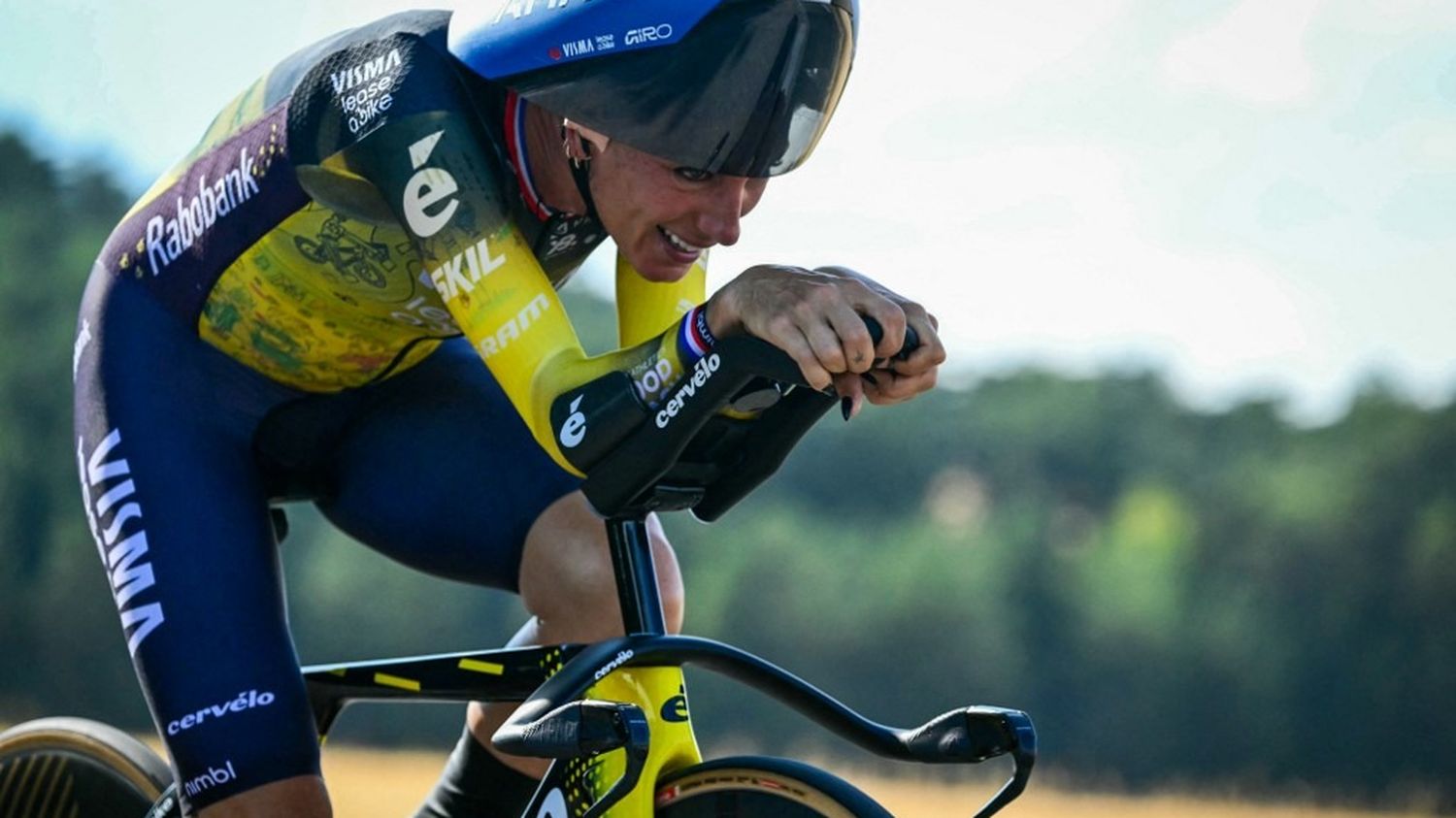 Pauline Ferrand-Prévôt lors du contre-la-montre de la 4e étape du Tour de France, le 4 août 2026, entre Gevrey-Chambertin et