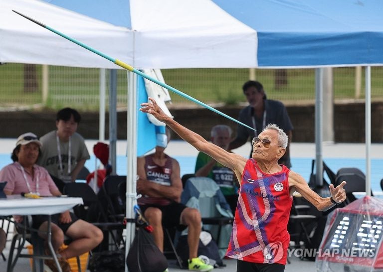 Sawang Janpram décroche une deuxième médaille d'or à Daegu à 106 ans