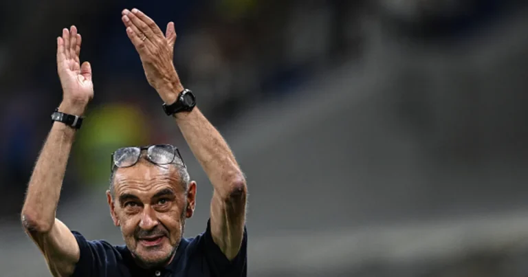 Maurizio Sarri salue la solidité de l'Hapoel Tel Aviv après son élimination