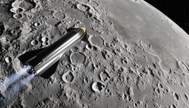 Un étage de SpaceX s'écrase sur la Lune près du cratère Einstein