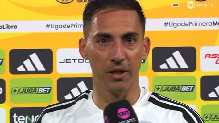 Javier Correa écourte son interview avec TNT Sports après son doublé