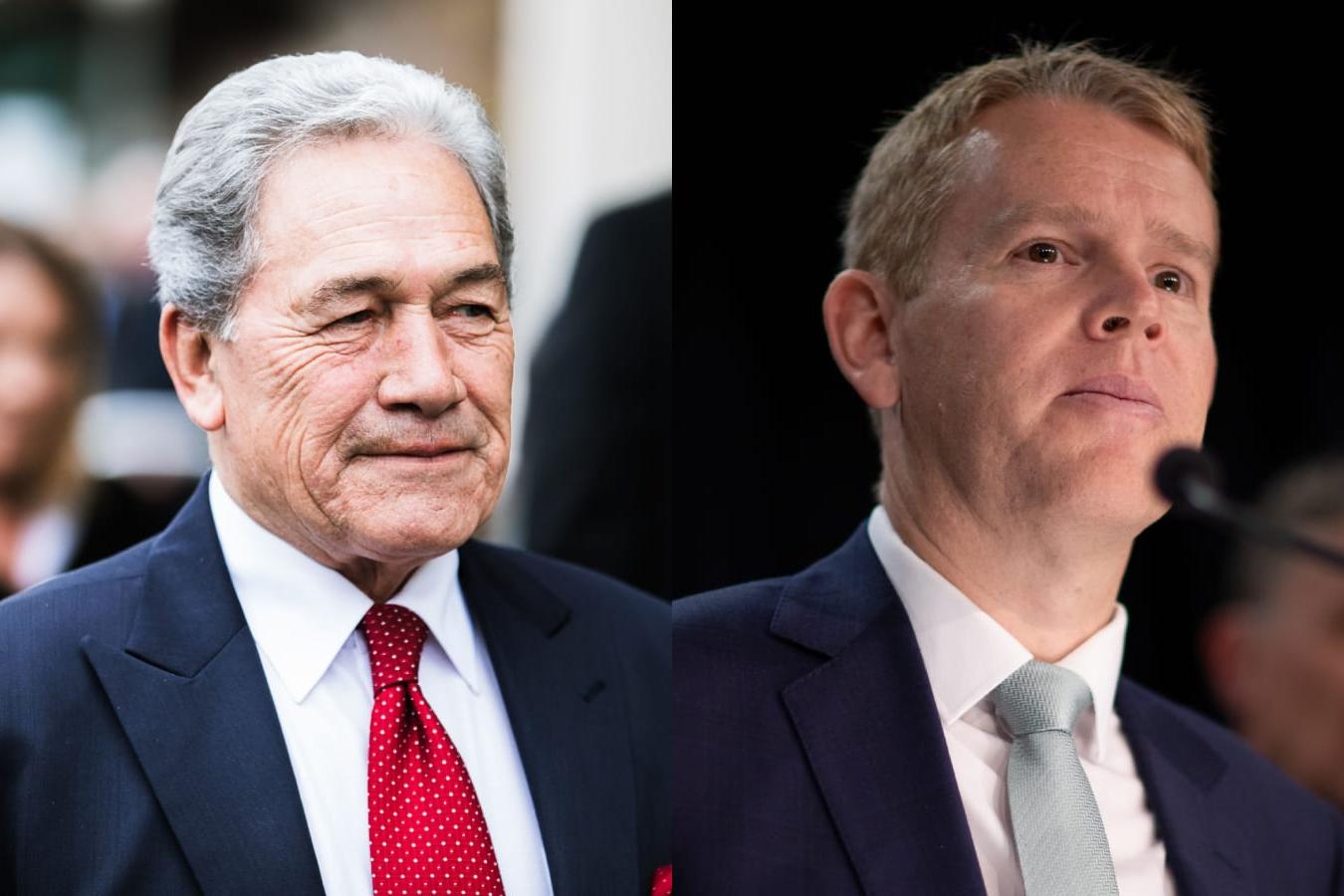Chris Hipkins Exclut Tout Partenariat avec Winston Peters et New Zealand First