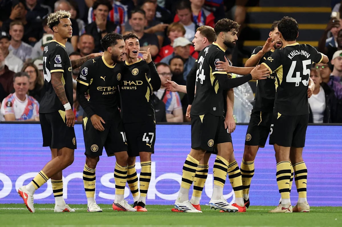 Manchester City s'impose 4-1 face à Crystal Palace grâce à Haaland et Cherki