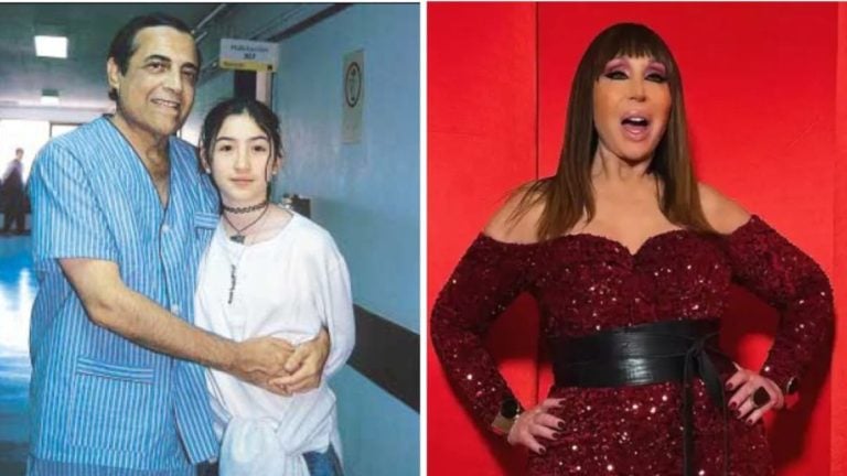 Mario Castiglione y Sofía Gala, Moria Casán