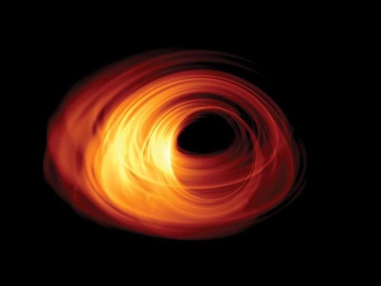 Artistic impression of the event horizon around the black hole at the center of our galaxy. Credit: M. Moscibrodzka/T