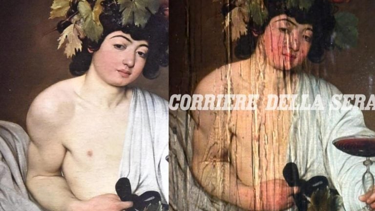Galerie des Offices : Le Bacco de Caravage sauvé d'infiltrations d'eau