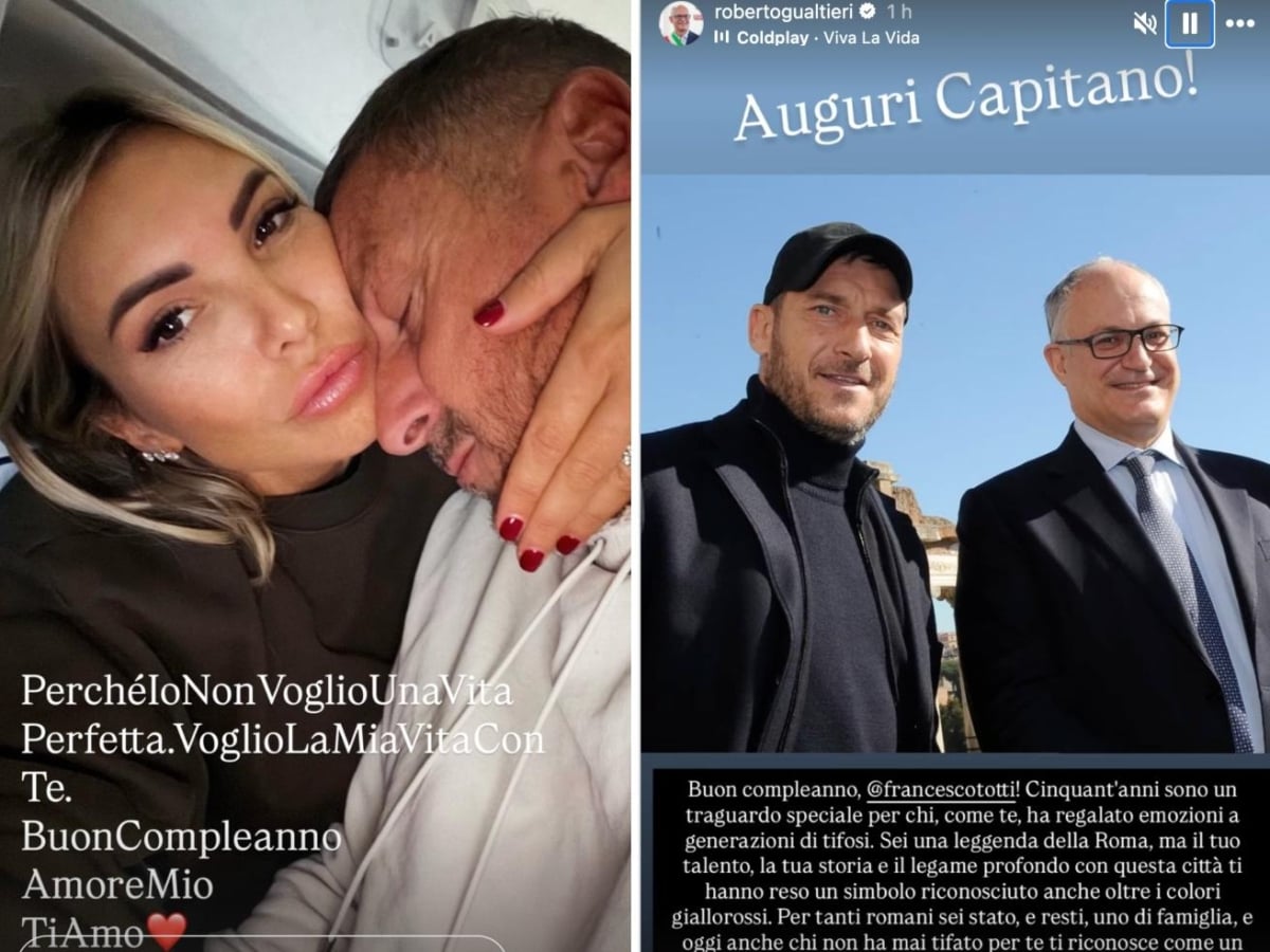 Francesco Totti fête ses 50 ans en famille à Las Vegas