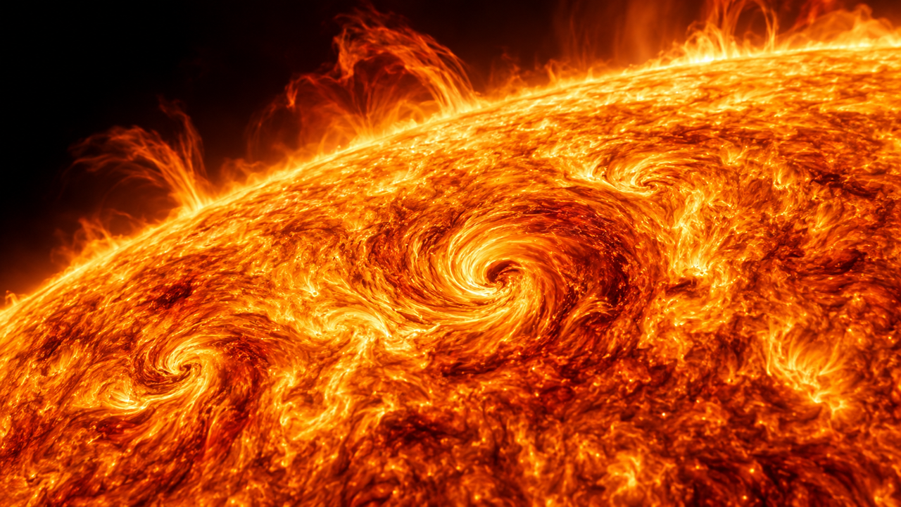Télescope Daniel K. Inouye : Des Micro-Vortex de Plasma Capturés sur le Soleil