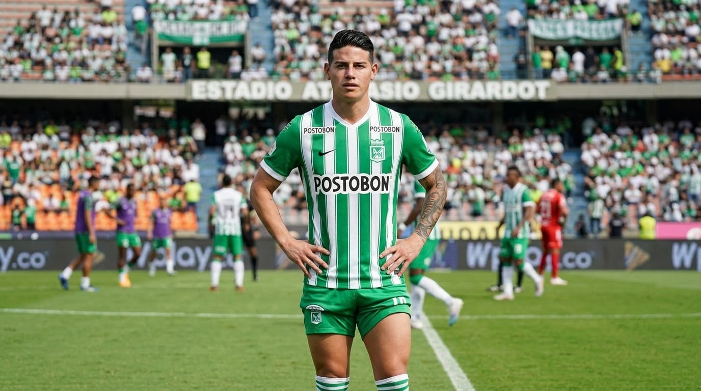 James Rodríguez vers un accord verbal avec l’Atlético Nacional