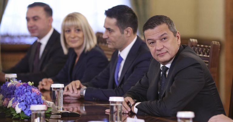 Consultări PSD - Nicușor Dan. Sursă Foto: Inquam Photos / Octav Ganea