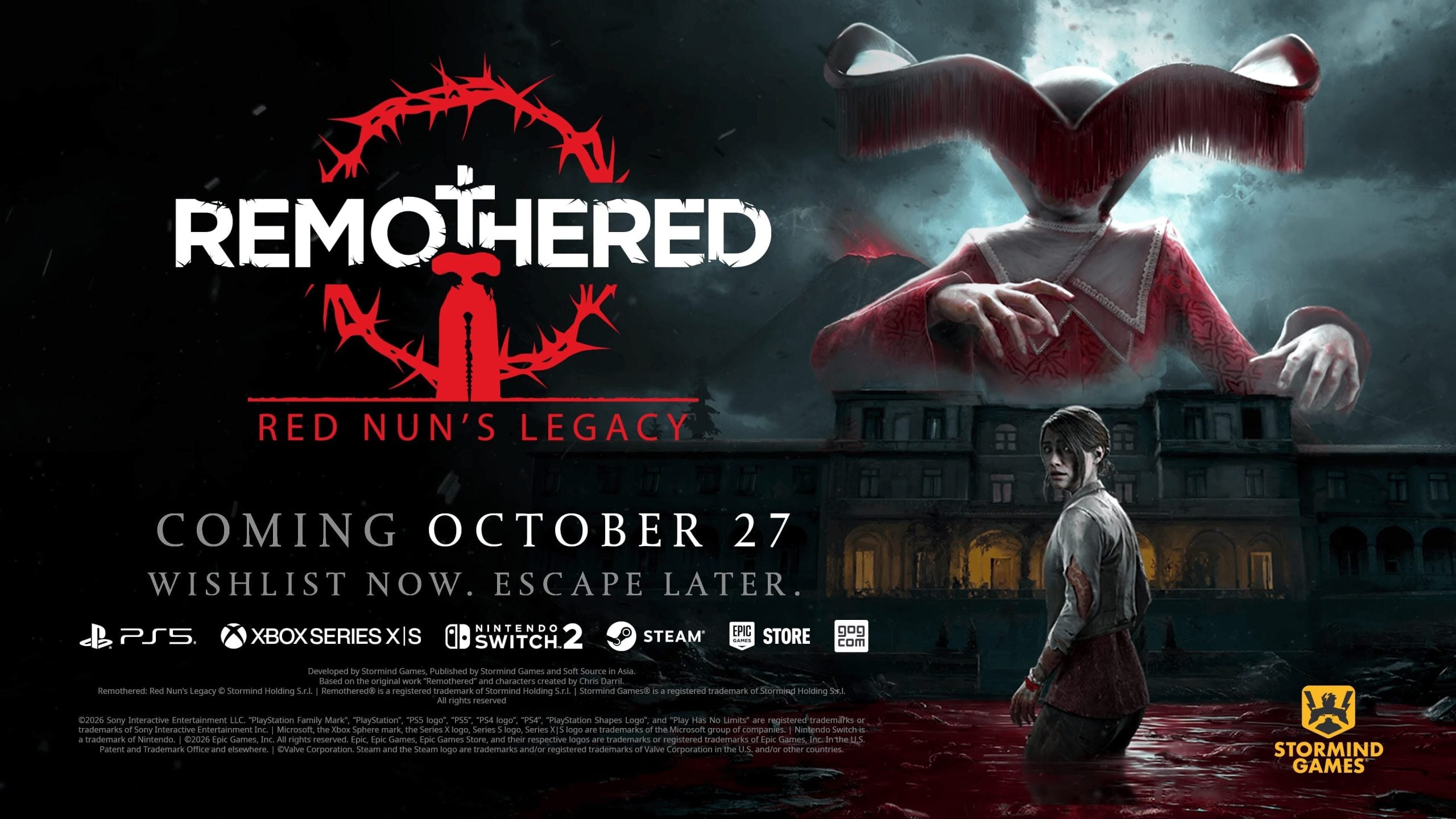 Remothered: Red Nun's Legacy sortira le 27 octobre 2026