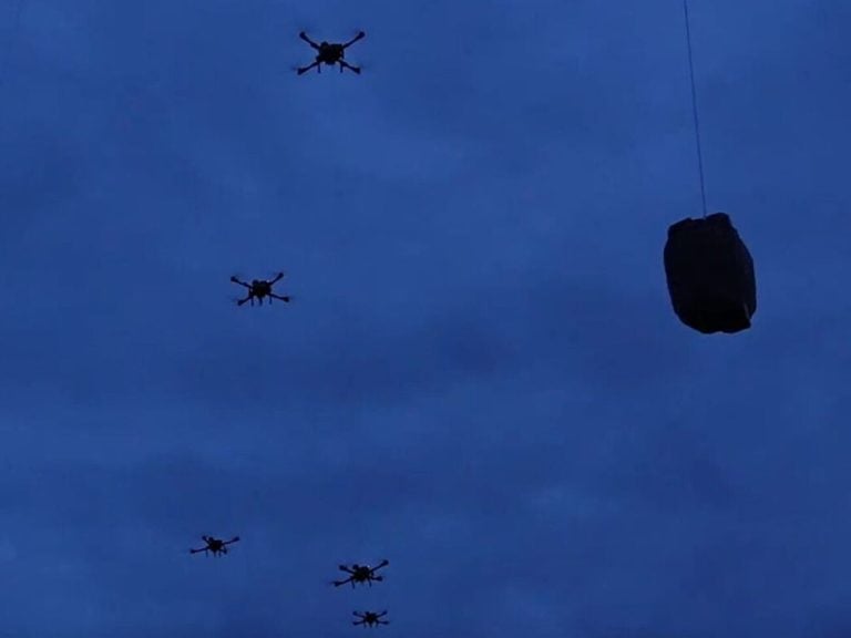 Olesky : des drones ukrainiens livrent 4 tonnes de vivres aux civils