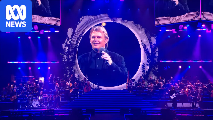 John Farnham on a big screen