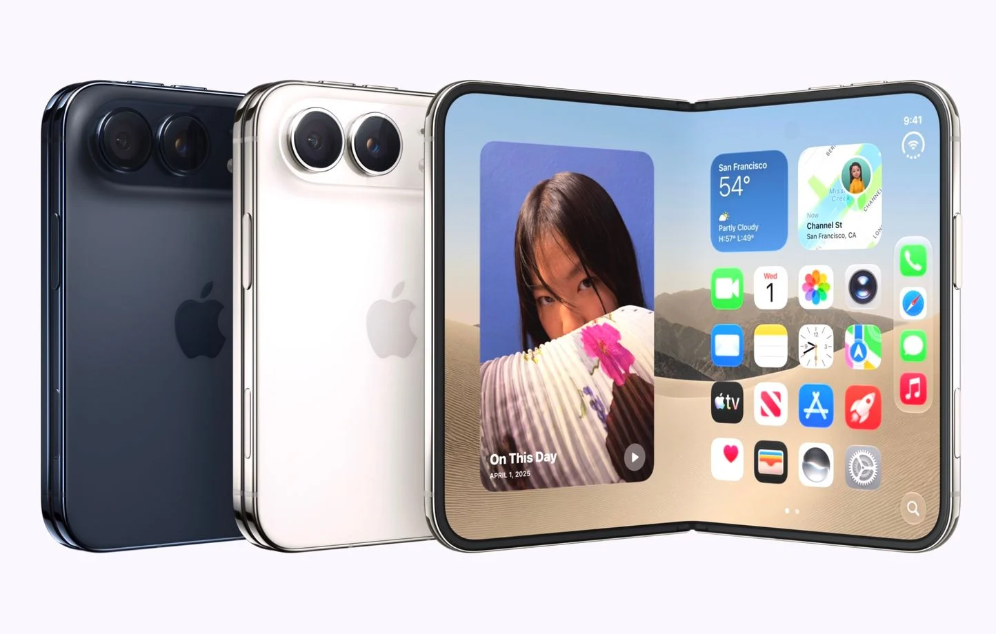 Apple Présente l'iPhone Duo, Son Premier Smartphone Pliable