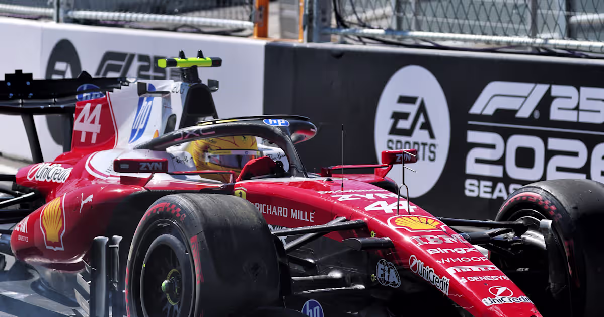 Lewis Hamilton Provoque Un Drapeau Rouge Après Son Crash Au Madring