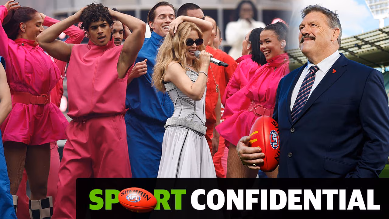 Kylie Minogue illumine la grande finale de l'AFL malgré la pluie