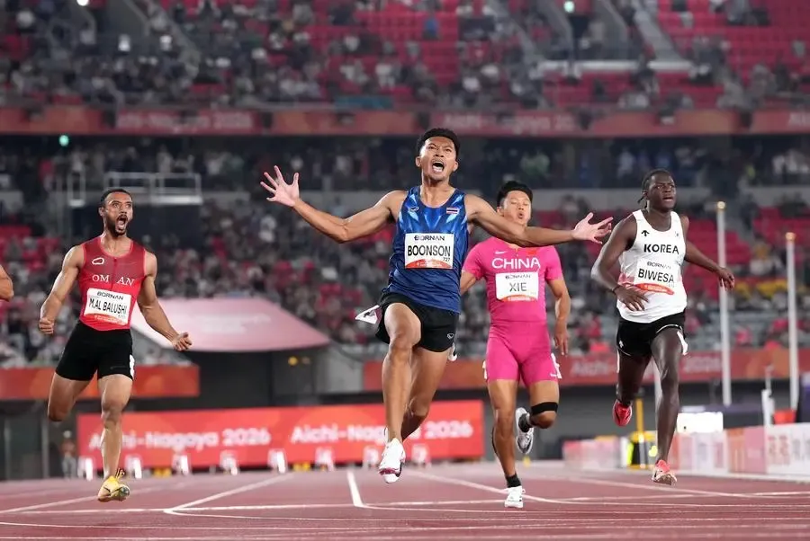 Puripol Boonson remporte l'or du 100 m aux Jeux asiatiques en 9s90