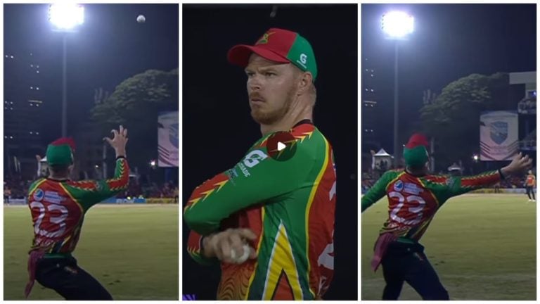 Glenn Phillips réalise un spectaculaire attrapé en CPL