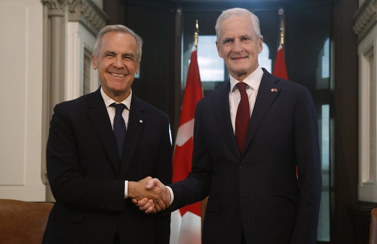 Mark Carney et Jonas Gahr Støre discutent de sécurité arctique à Ottawa