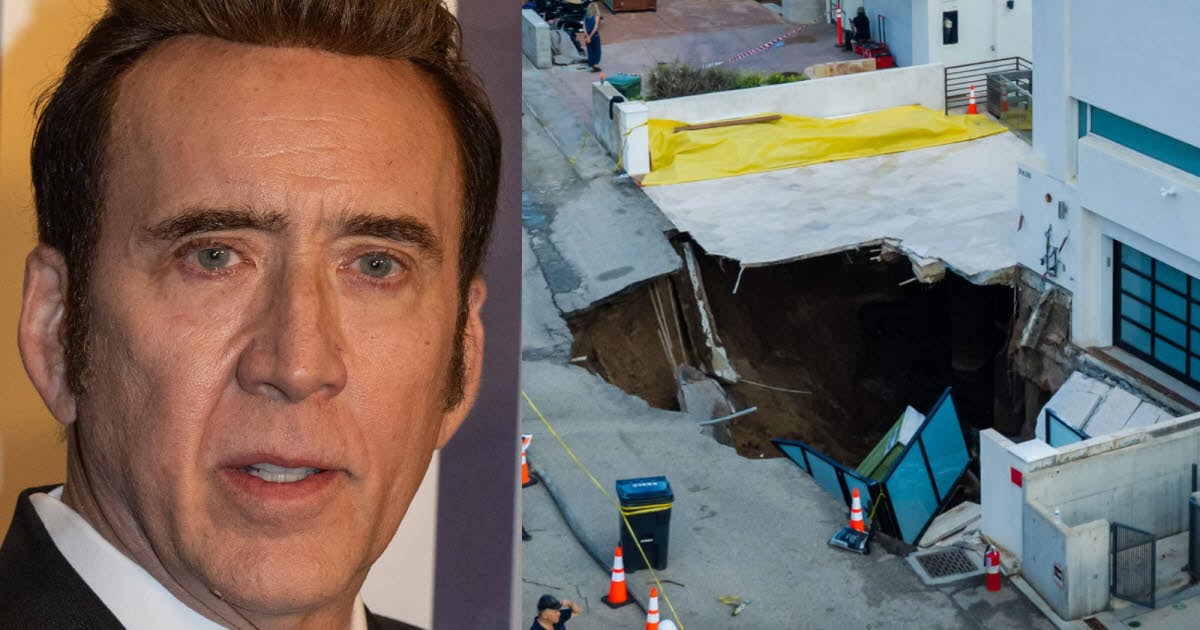 Malibu : la maison de Nicolas Cage menacée par un cratère géant