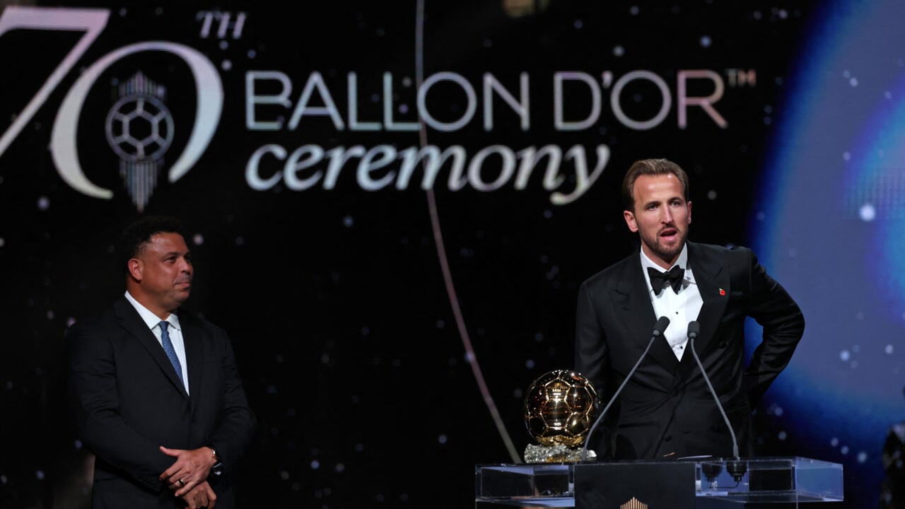 Harry Kane remporte le Ballon d'Or 2026 devant Kylian Mbappé