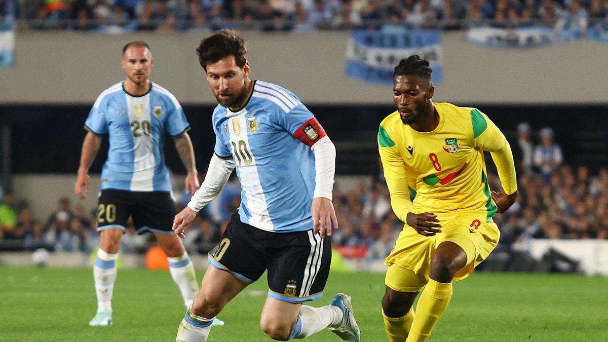 Lionel Messi dispute son dernier match avec l'Argentine face au Bénin