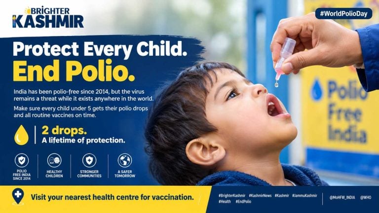 Inde : Jagat Prakash Nadda prône la vigilance contre la polio