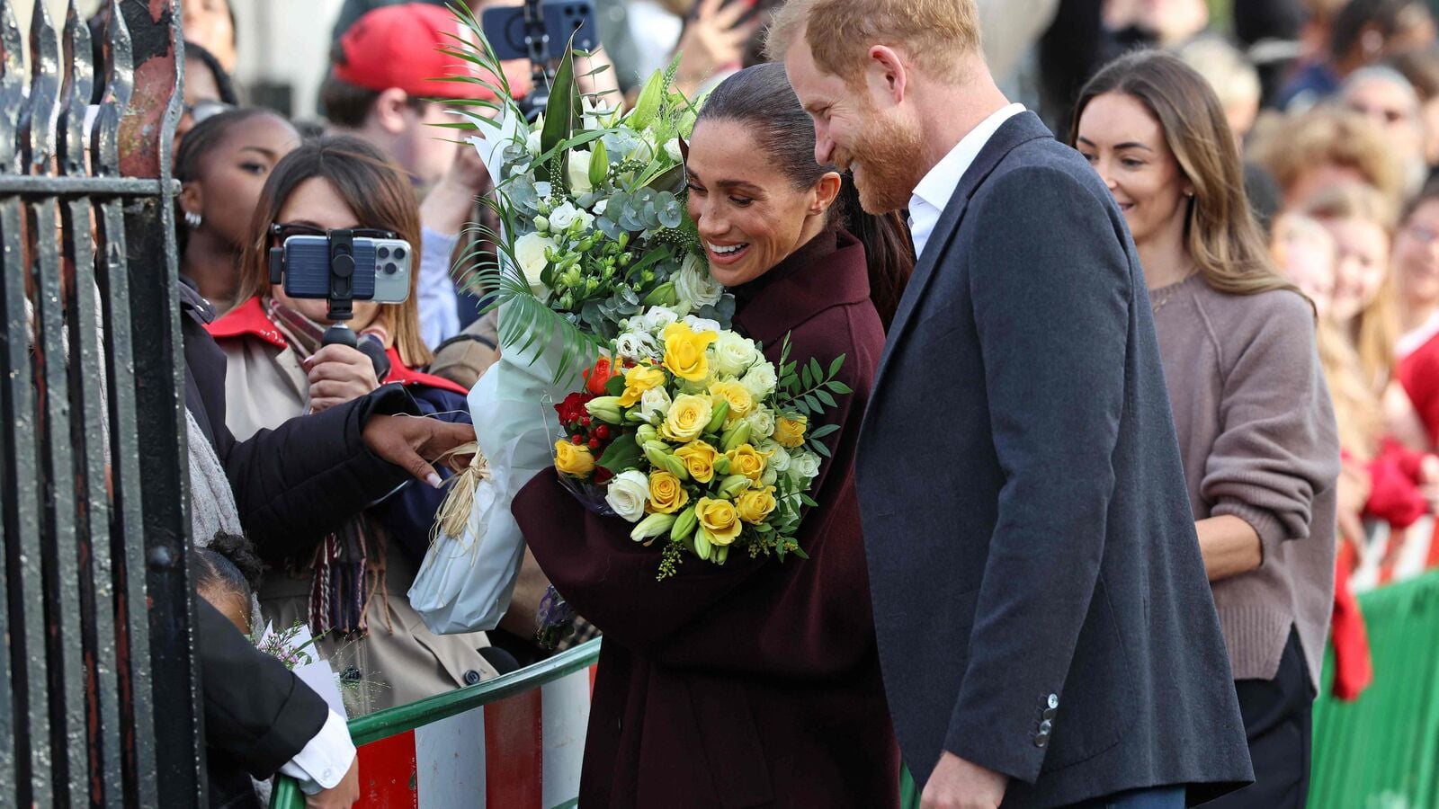 Prince Harry et Meghan effectuent leur première apparition à Nottingham