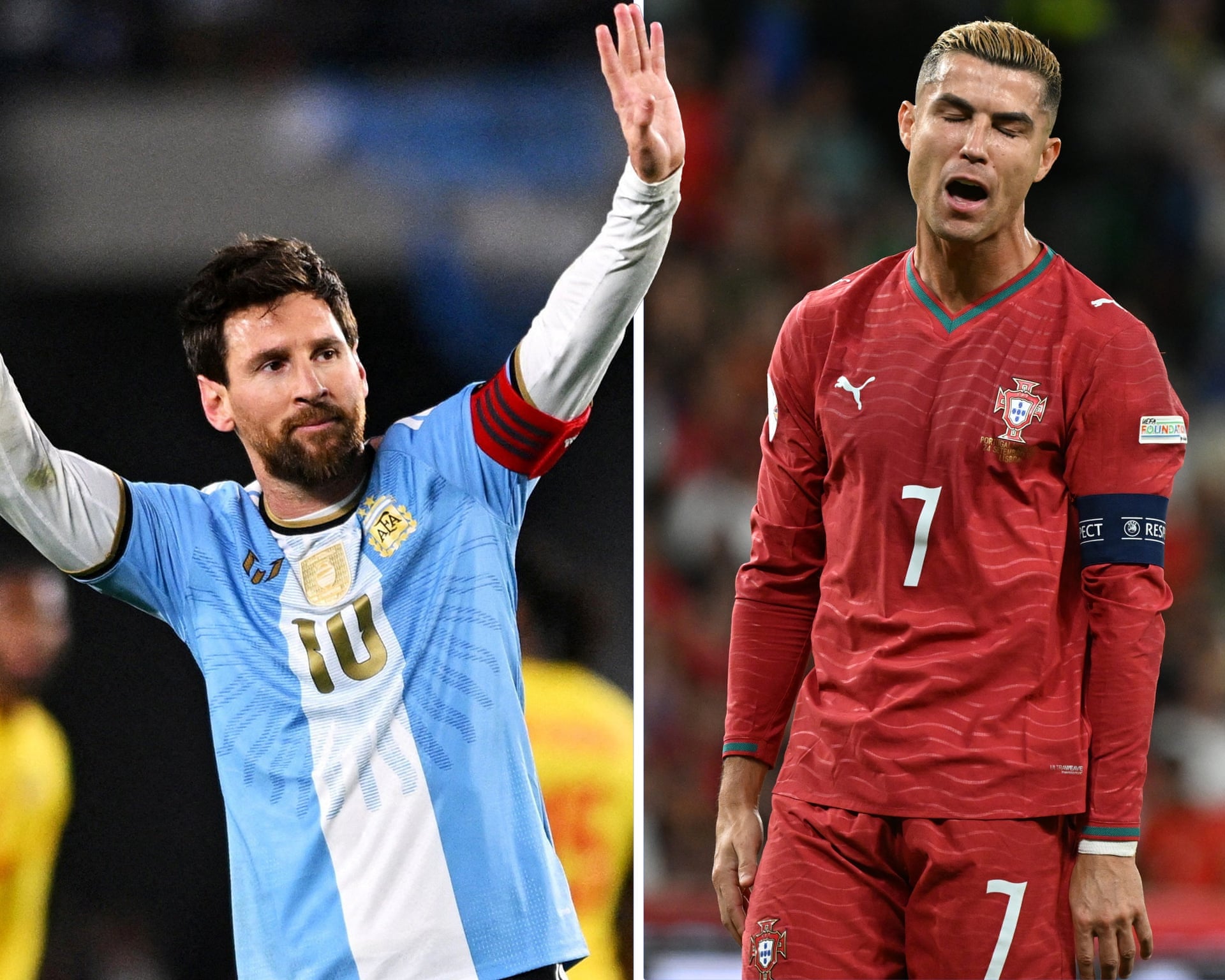 Messi fait ses adieux à l'Argentine alors que Ronaldo s'éloigne du Portugal