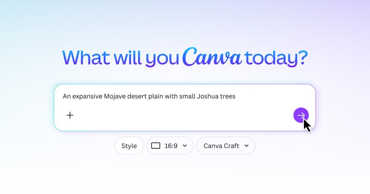 Canva dévoile Canva Craft, son premier modèle d'IA pour images