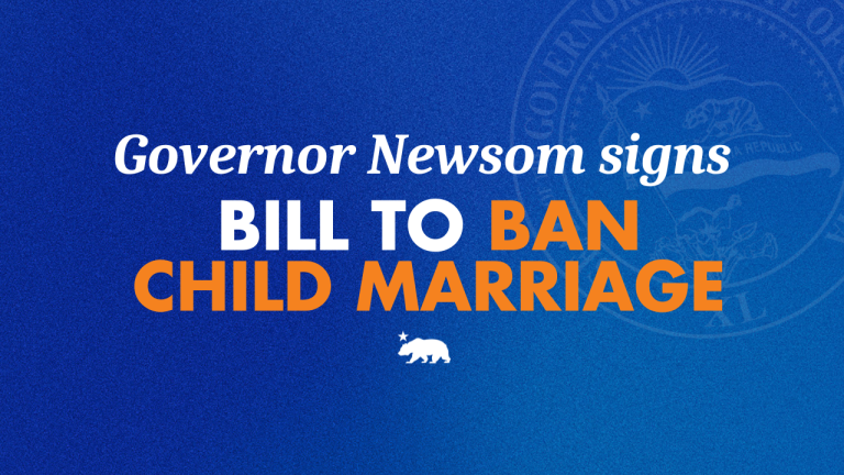 Californie : Gavin Newsom promulgue une loi interdisant le mariage des mineurs