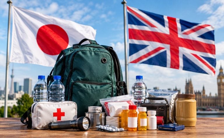 Royaume-Uni et Japon recommandent de stocker eau et nourriture