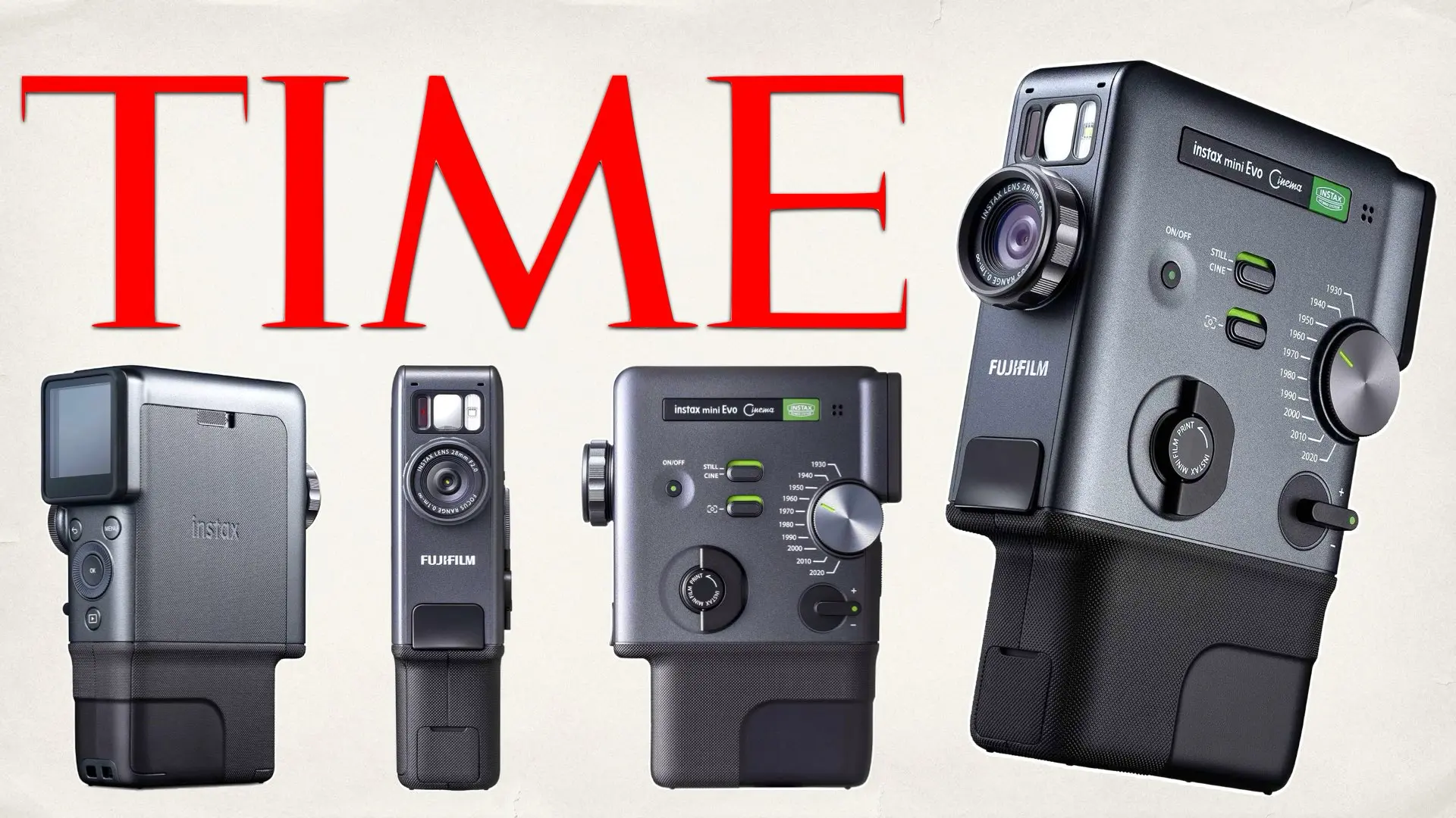 L’instax mini Evo Cinema de Fujifilm parmi les inventions 2026 de TIME