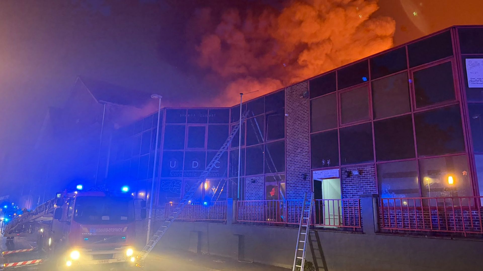 Incendie quai de Mariemont à Bruxelles : un blessé grave
