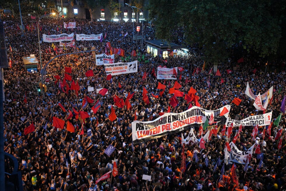 Espagne : des manifestants à Madrid et Barcelone réclament le contrôle des loyers