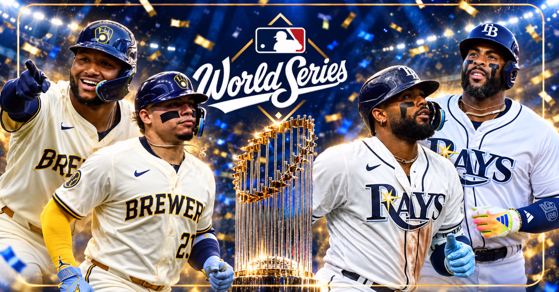 Rays et Brewers disputent une Série Mundial inédite dès ce vendredi