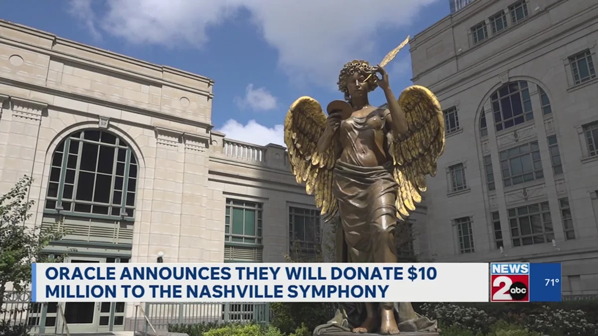 Oracle offre 10 millions de dollars pour sauver le Nashville Symphony