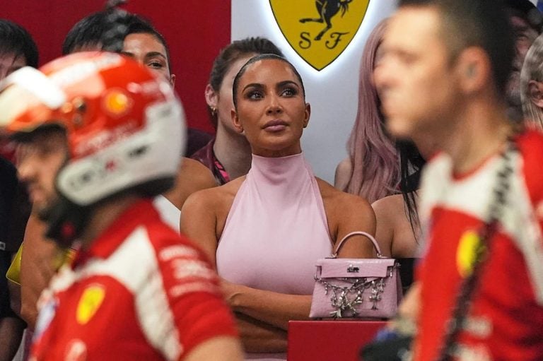 Kim Kardashian soutient Lewis Hamilton au Grand Prix de Singapour