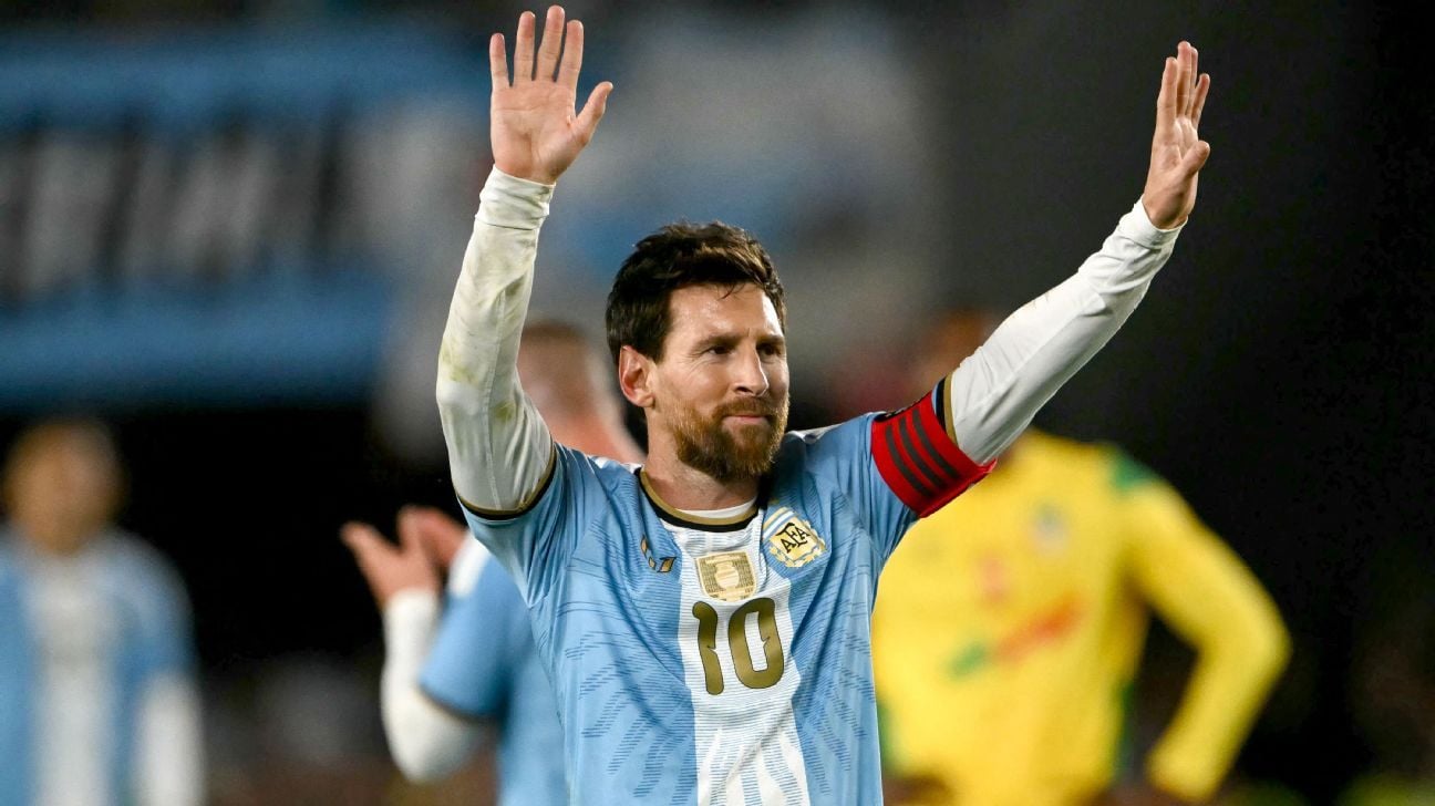 Victoire et adieux émouvants pour Lionel Messi avec l'Argentine