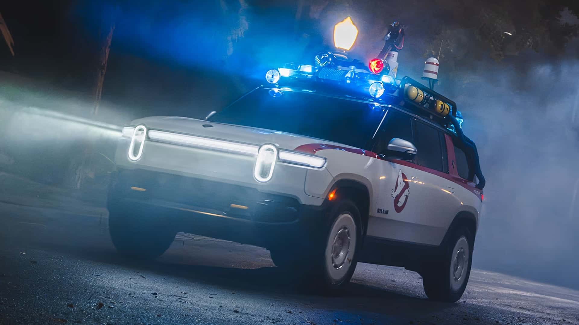 Rivian déploie une mise à jour Halloween Ghostbusters pour ses véhicules
