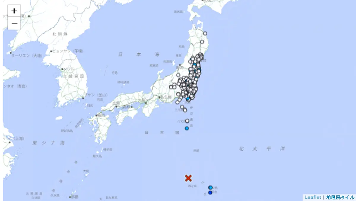 Séisme de magnitude 7 aux îles Ogasawara sans victime ni tsunami